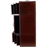 Luxury Handcrafted Leather Writing Desk Chestnut: LF-149