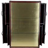 Ashwood Leather's Premium Coffee Table with Versatile Storage Chestnut: LF-174