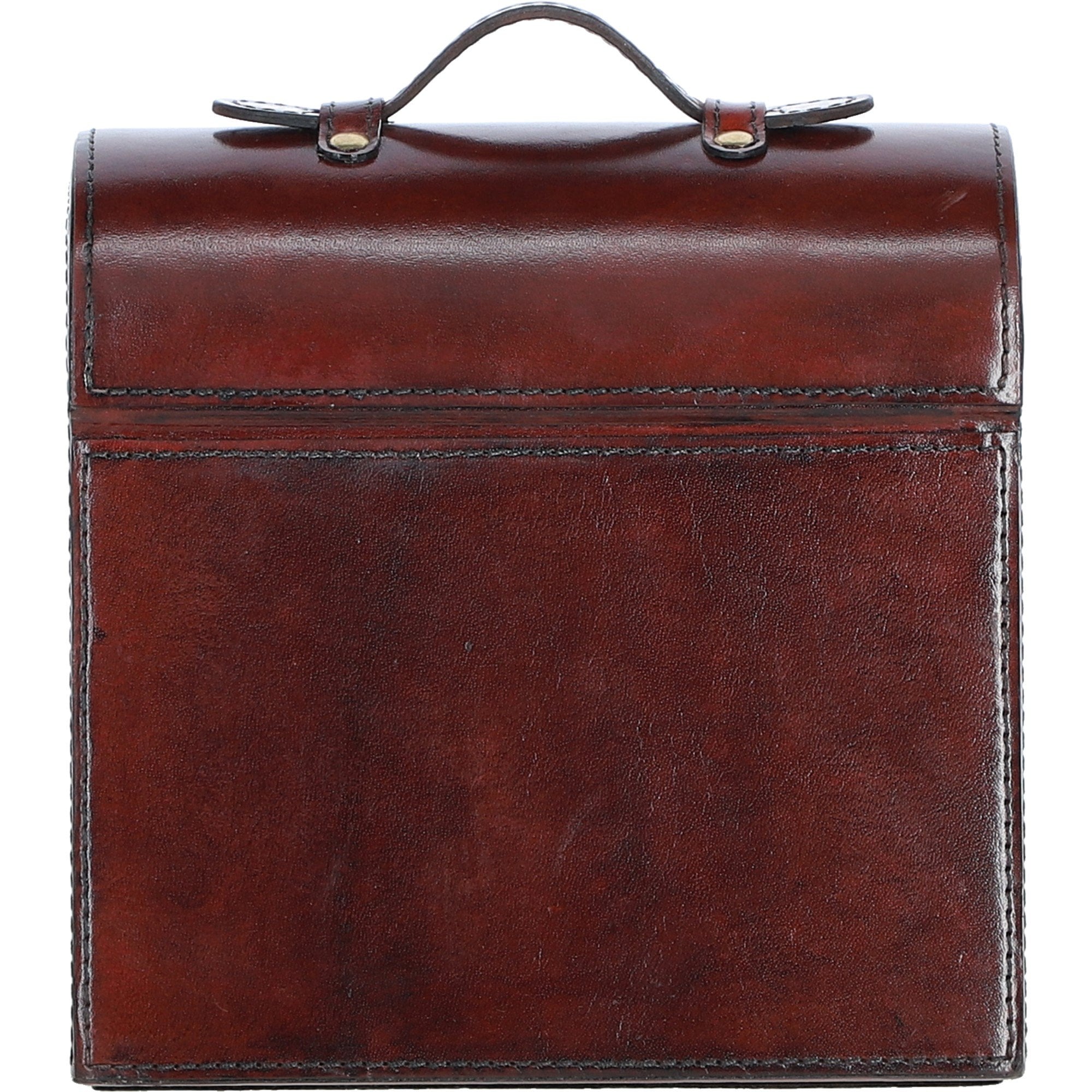 Ashwood Leather's Unique Handcrafted Premium Jewellery Box Chestnut: LF-165