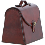 Ashwood Leather's Unique Handcrafted Premium Jewellery Box Chestnut: LF-165