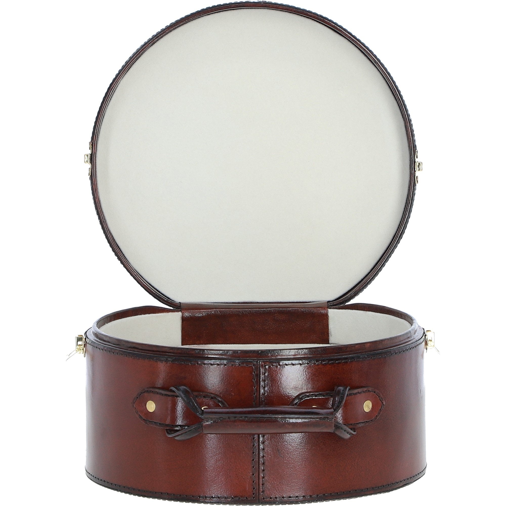 Ashwood Leather Jewellery and Beauty Box Chestnut: LF-170