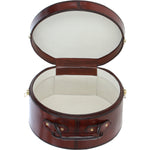 Ashwood Leather Jewellery and Beauty Box Chestnut: LF-170