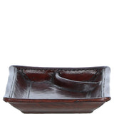 Ashwood Premium Leather Coin & Key Tray Chestnut: LF-101