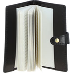 Ashwood Luxury Leather A5 Notebook - Refillable & Handcrafted Cover Black: LF-112