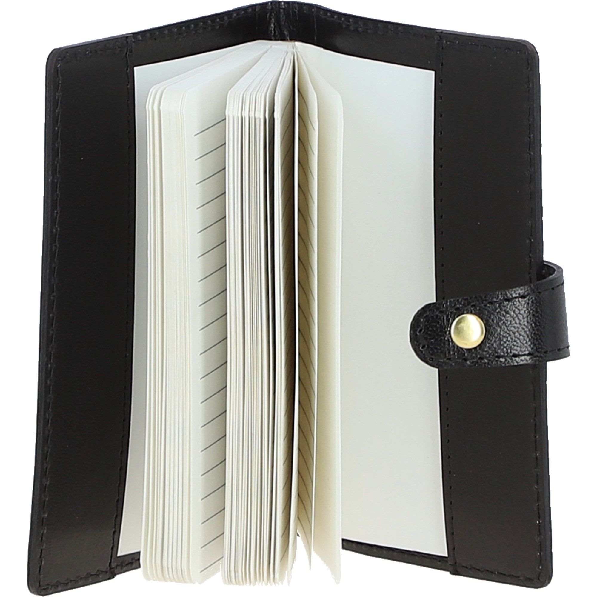 Ashwood Luxury Leather A5 Notebook - Refillable & Handcrafted Cover Black: LF-112