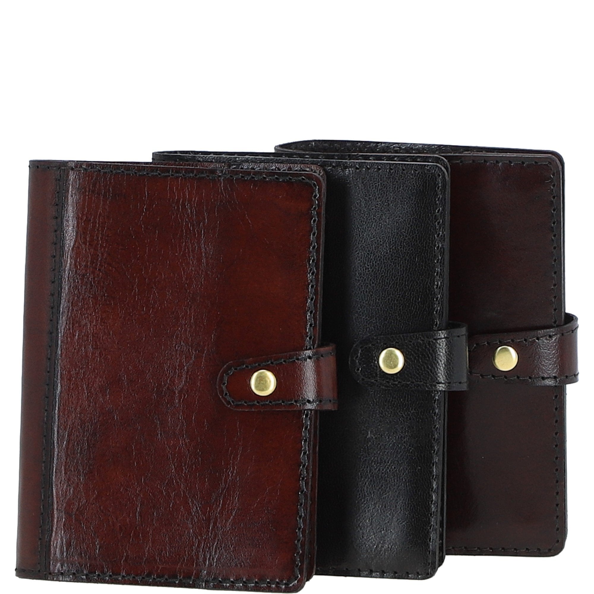 Ashwood Luxury Leather A5 Notebook - Refillable & Handcrafted Cover Chestnut: LF-112