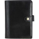 Ashwood Luxury Leather A4 Notebook - Refillable & Handcrafted Cover Black: LF-113