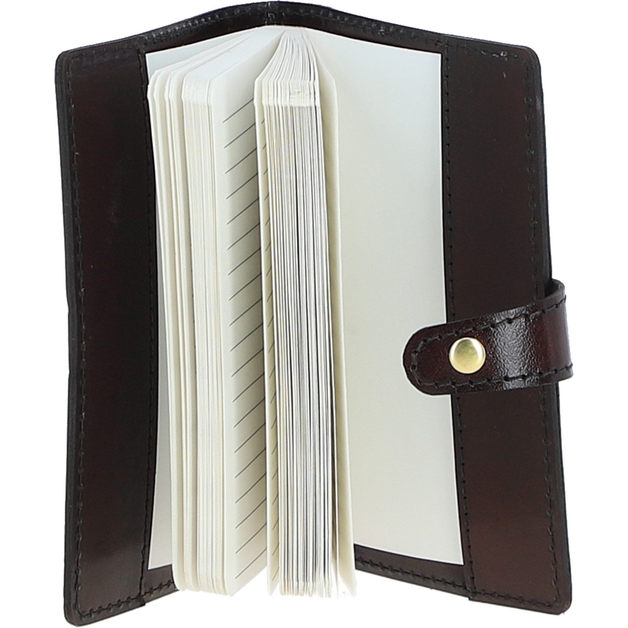 Ashwood Luxury Leather A4 Notebook - Refillable & Handcrafted Cover Brown: LF-113