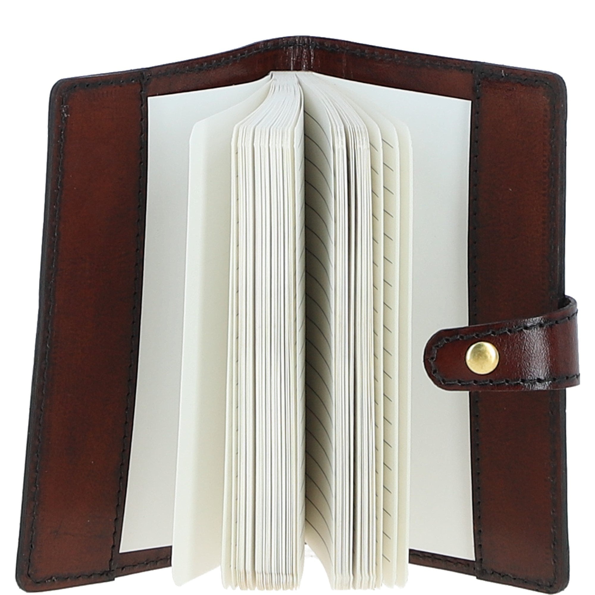 Ashwood Luxury Leather A4 Notebook - Refillable & Handcrafted Cover Chestnut: LF-113