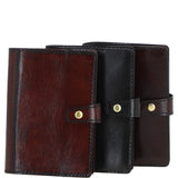 Ashwood Luxury Leather A4 Notebook - Refillable & Handcrafted Cover Chestnut: LF-113