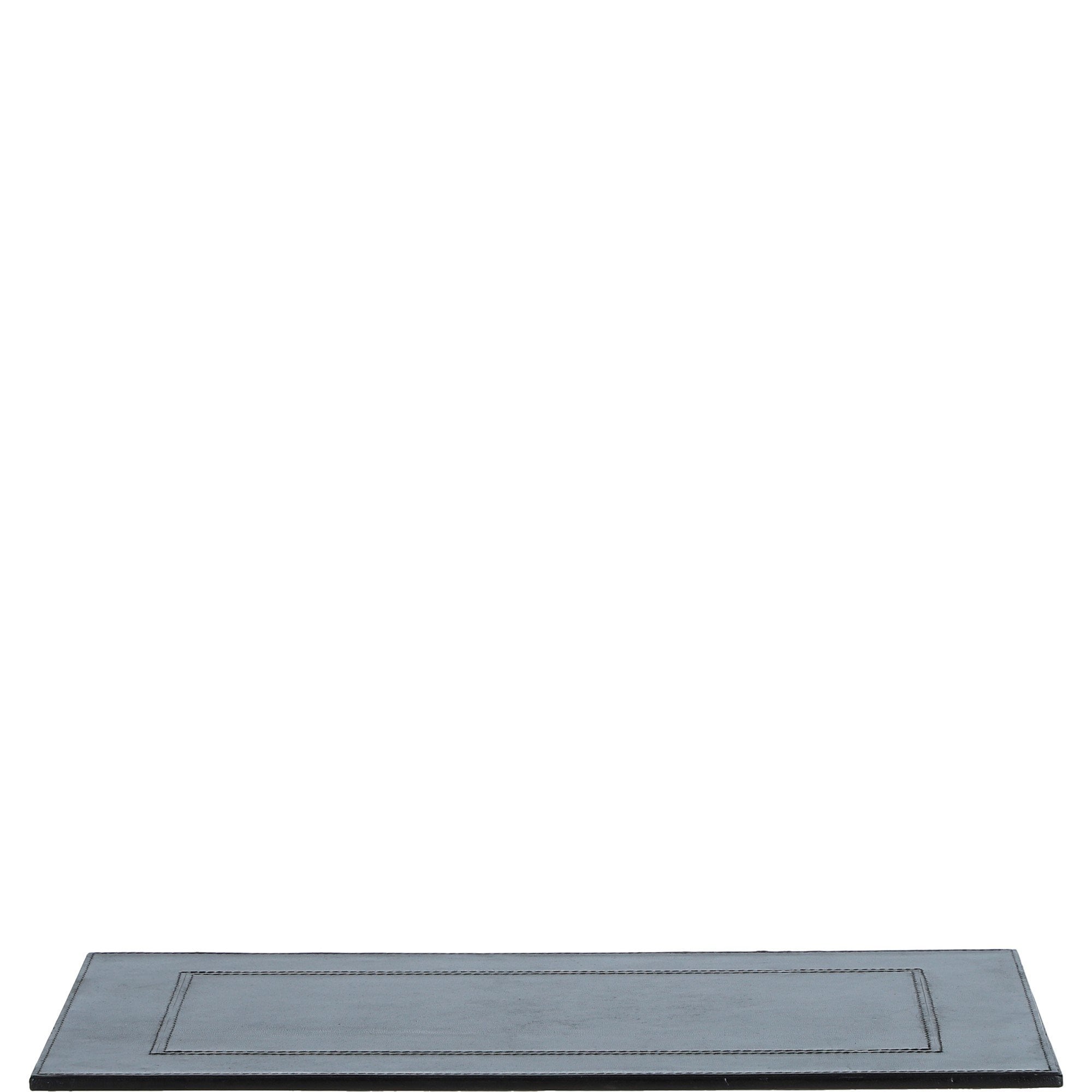 Premium Leather Black Desk Mat: LF-124
