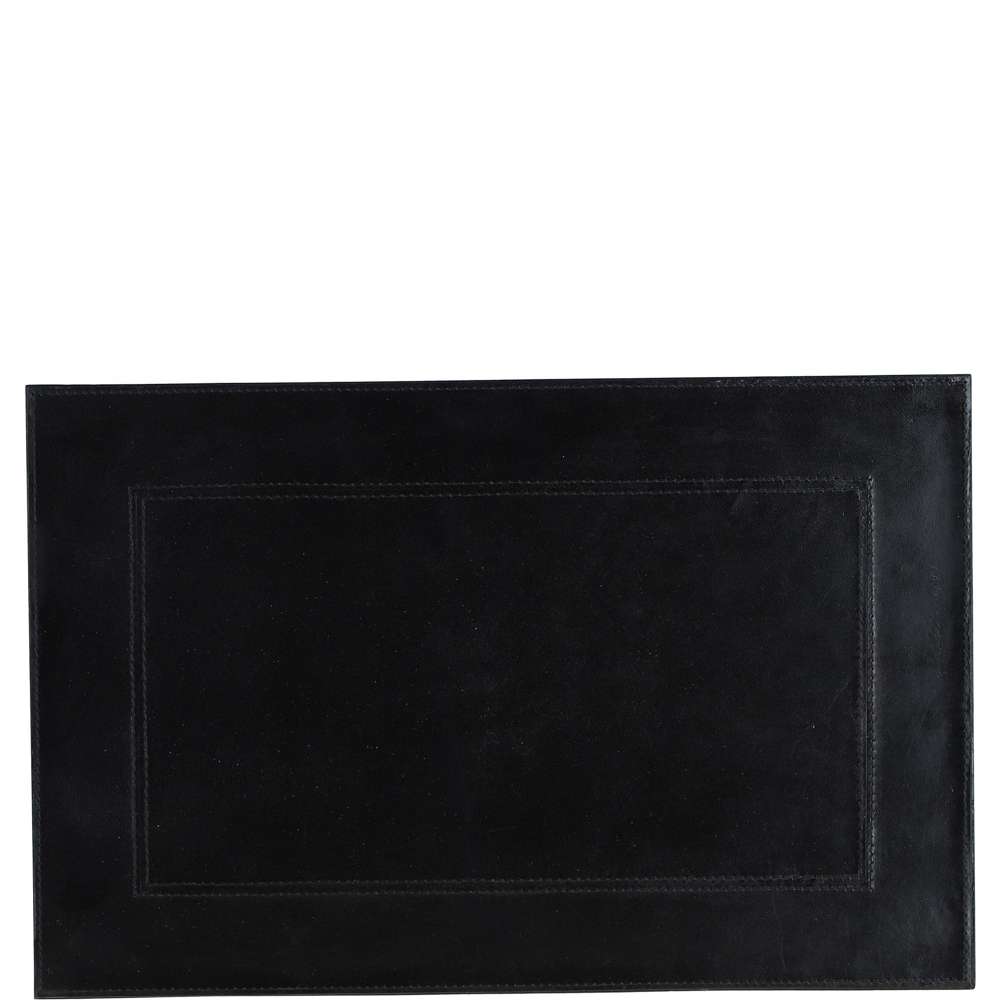 Premium Leather Black Desk Mat: LF-124