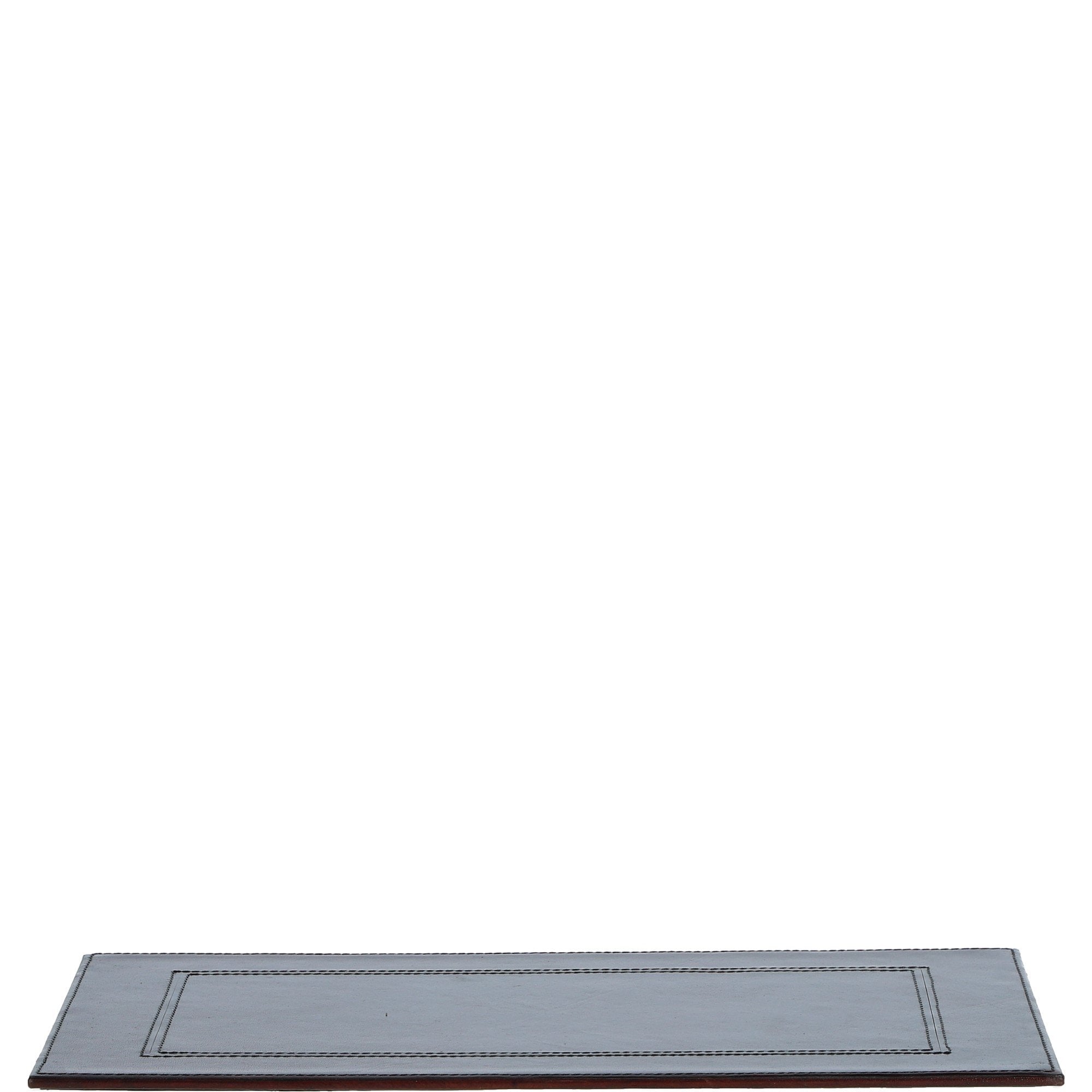 Premium Leather Chestnut Desk Mat: LF-124