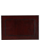 Premium Leather Chestnut Desk Mat: LF-124