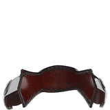 Luxuary Leather Handled Ice Tong Chestnut: LF-133