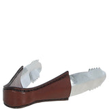 Luxuary Leather Handled Ice Tong Chestnut: LF-133