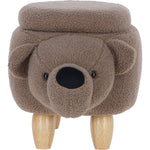 Ashwood Animal Ottomans & Foot Stools Brown CY-8036