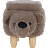 Ashwood Animal Ottomans & Foot Stools Brown CY-8036