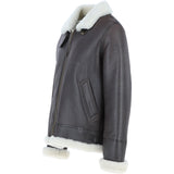 Fenland Sheepskin Flying Jacket Brown/Cream: Fen B3