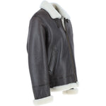 Fenland Sheepskin Flying Jacket Brown/Cream: Fen B3