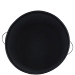 Exquisite Ashwood Leather Storage Basket Black: tbz1uc793