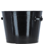 Exquisite Ashwood Leather Storage Basket Black: tbz1uc793