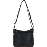 Ashwood Leather Crossbody Bag Black: M-86
