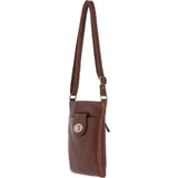 Ashwood Leather Crossbody Bag Tan: M-87