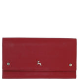 Ashwood Saffiano Leather Large Travel Wallet Red: Travel Wallet