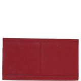 Ashwood Saffiano Leather Large Travel Wallet Red: Travel Wallet