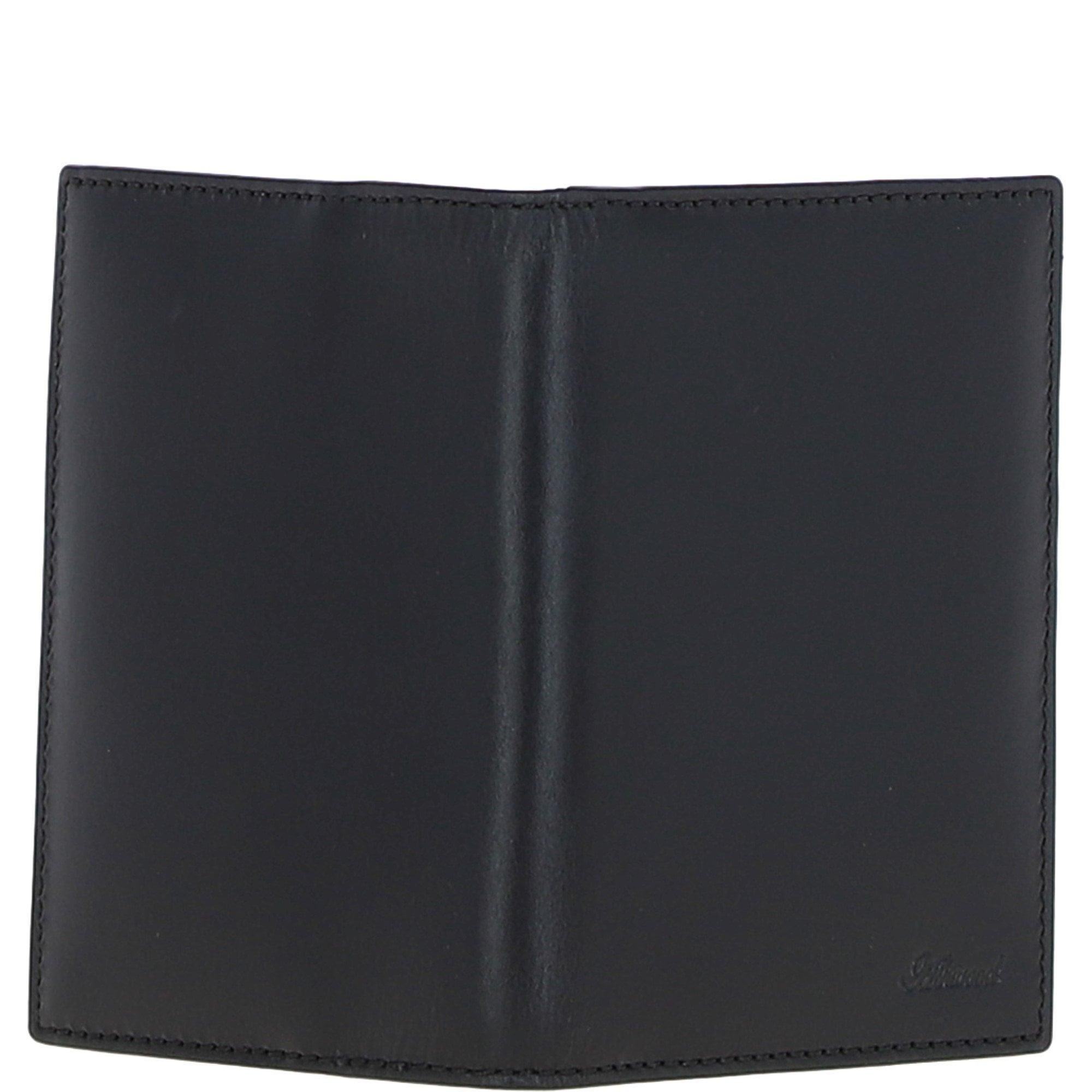 Leather Passport Cover & Card Holder Gift Set Black: GS-1280