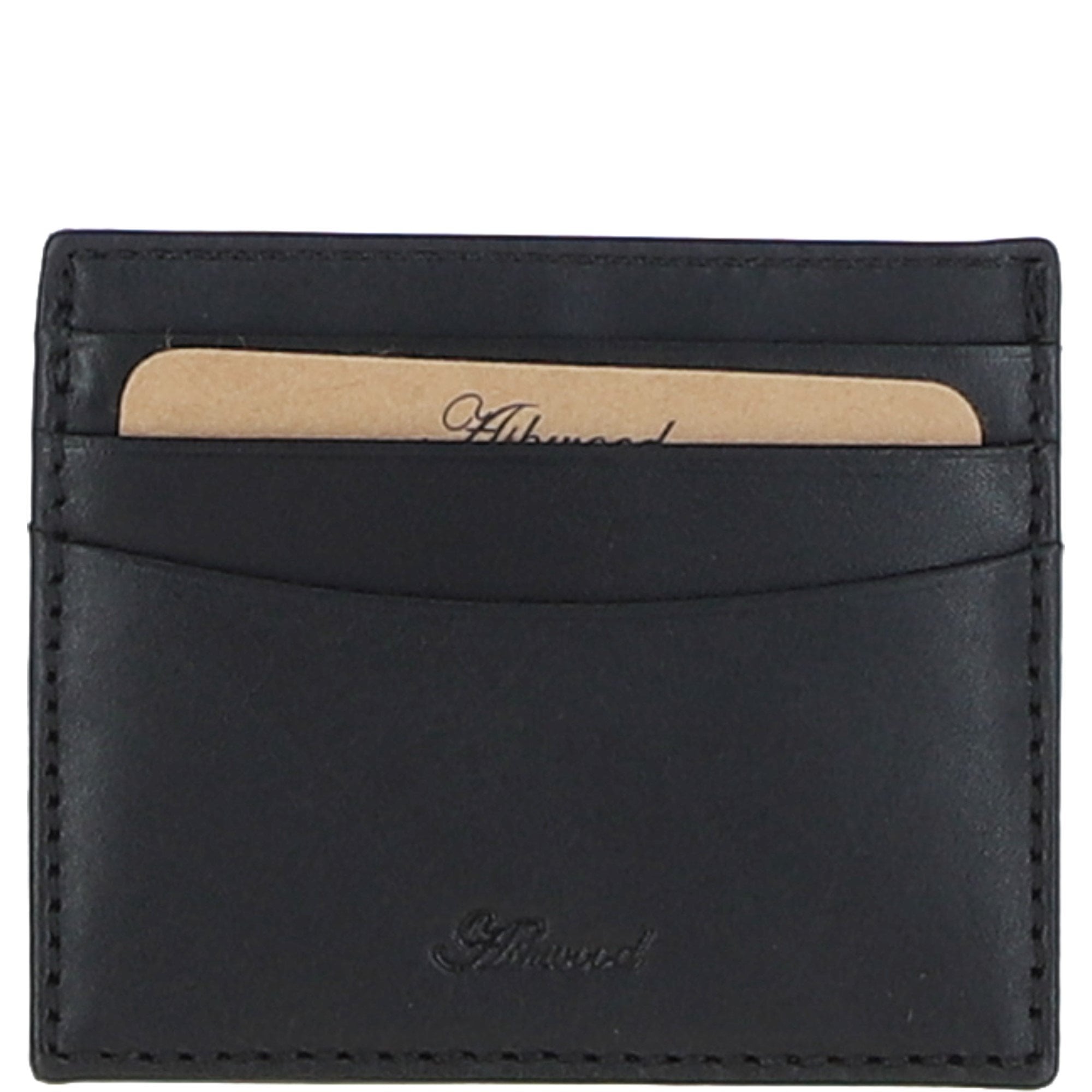 Leather Passport Cover & Card Holder Gift Set Black: GS-1280
