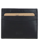 Leather Passport Cover & Card Holder Gift Set Black: GS-1280