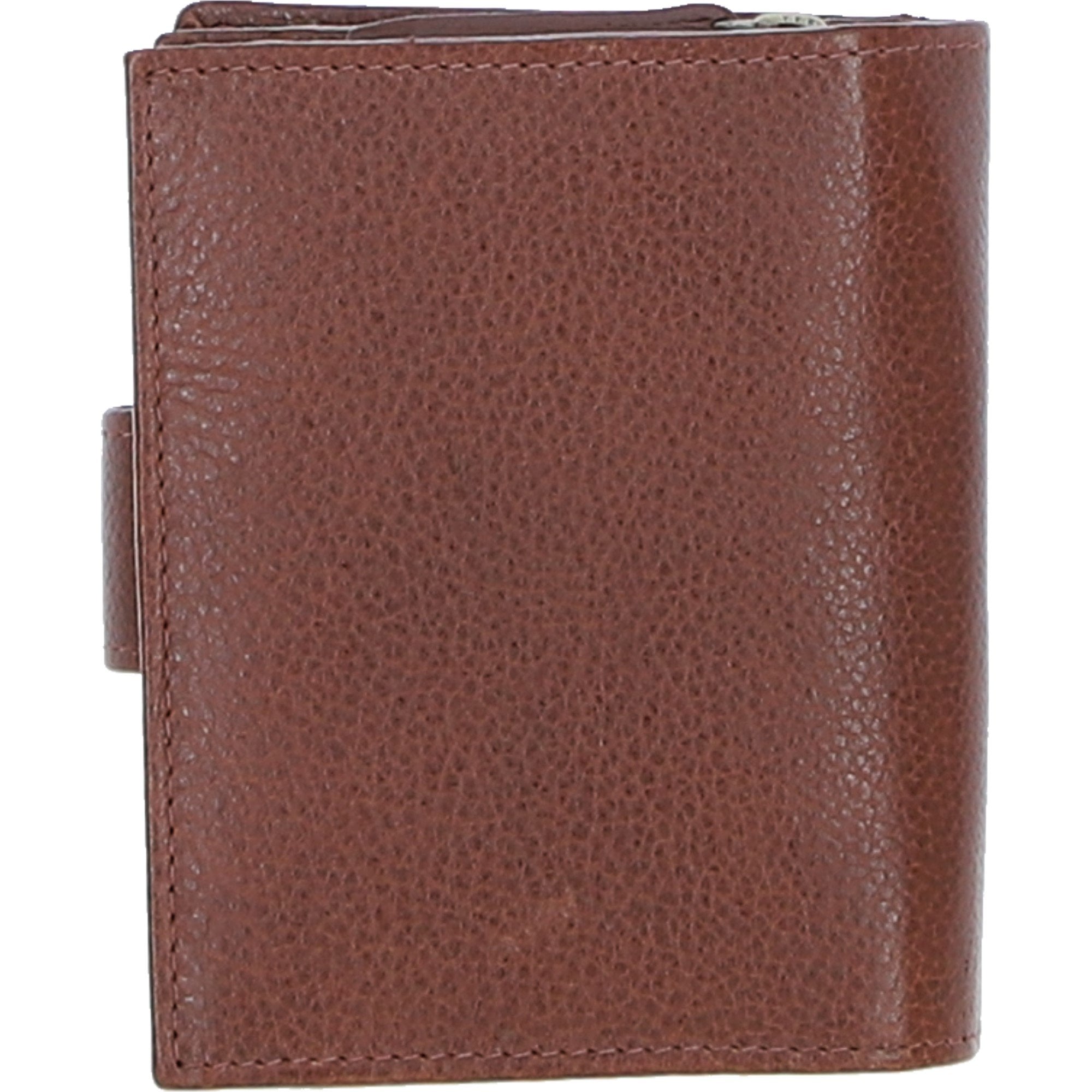 Ashwood Leather & Harris Tweed® Cloth Three compartment wallet Tan/Mcload: TW-12-02-TM