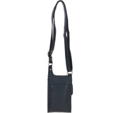 Ashwood Leather & Harris Tweed® Cloth elegance Crossbody Bag Navy/Pink: TW-20-06-NP