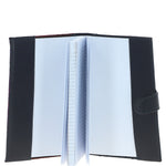 Ashwood Leather & Harris Tweed® Cloth A5 Notebook Navy/Pink: TW-19-06-NP