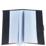 Ashwood Leather & Harris Tweed® Cloth A5 Notebook Navy/Pink: TW-19-06-NP