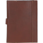 Ashwood Leather & Harris Tweed® Cloth A5 Notebook Tan/Mcload: TW-19-02-TM