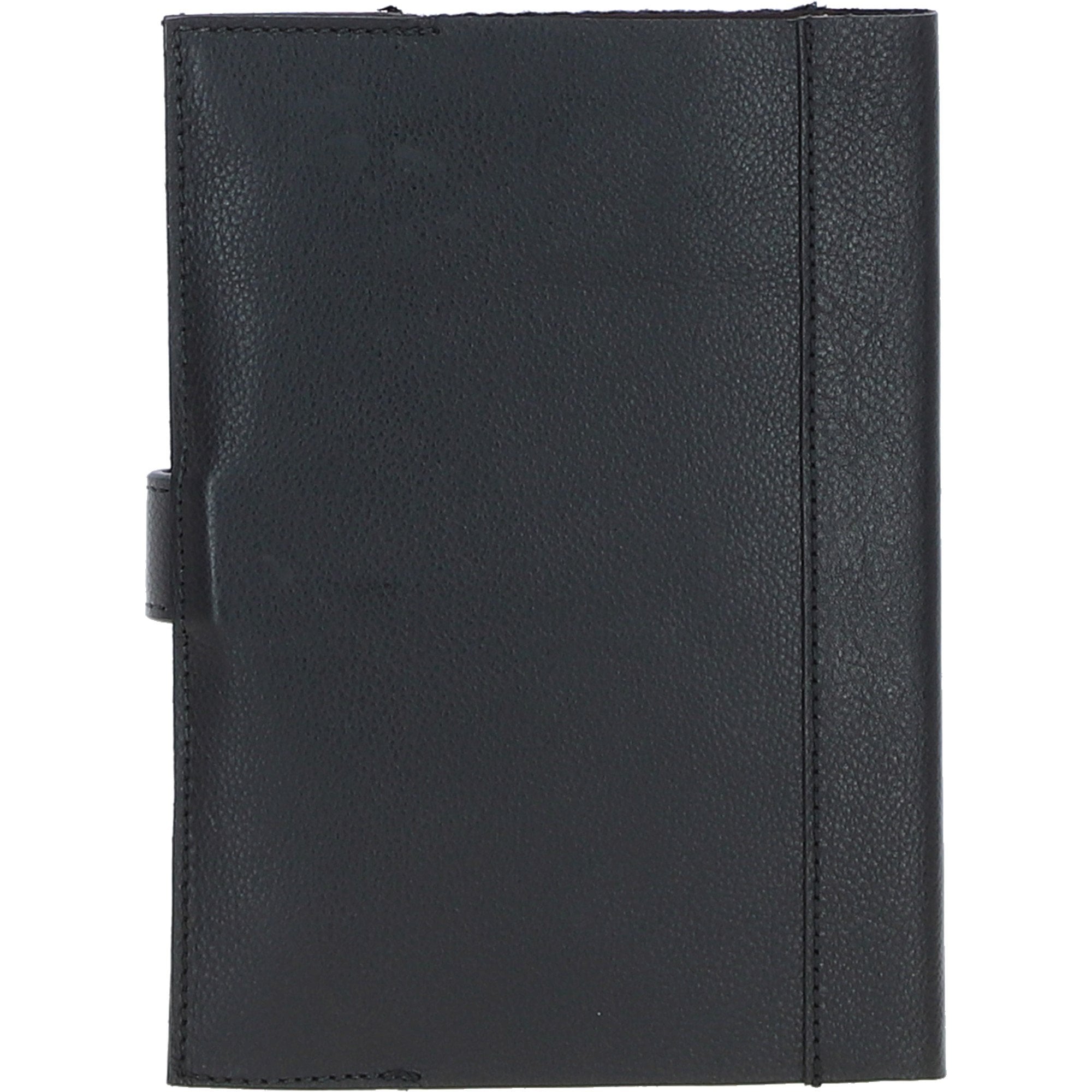 Ashwood Leather & Harris Tweed® Cloth A5 Notebook Black/Watch: TW-19-03-BW
