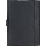 Ashwood Leather & Harris Tweed® Cloth A5 Notebook Black/Green/Red: TW-19-07-BR