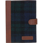 Ashwood Leather & Harris Tweed® Cloth A5 Notebook Tan/Watch: TW-19-04-TW