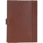 Ashwood Leather & Tweed A5 Notebook Tan/Green Check: TW-19-010-TGNH