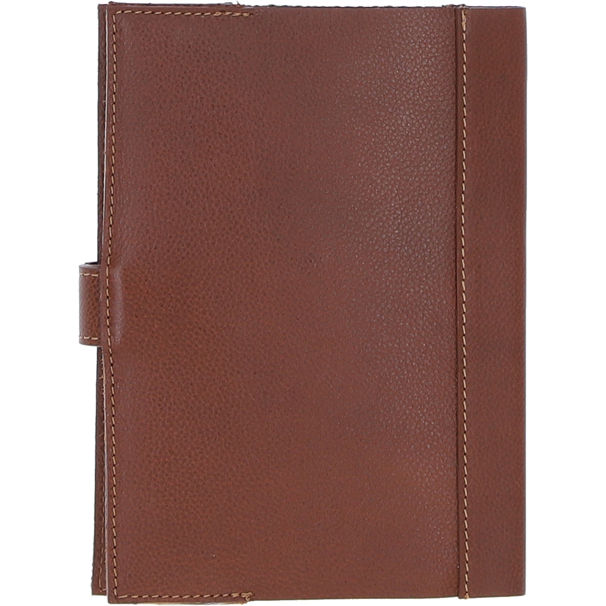 Ashwood Leather & Tweed A5 Notebook Tan/Green Check: TW-19-010-TGNH