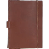 Ashwood Leather & Tweed A5 Notebook Tan/Green Check: TW-19-010-TGNH