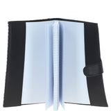Ashwood Leather & Harris Tweed® Cloth A5 Notebook Black/White: TW-19-012-BW