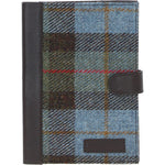 Ashwood Leather & Harris Tweed® Cloth A5 Notebook Brown/Mcload: TW-19-01-BM