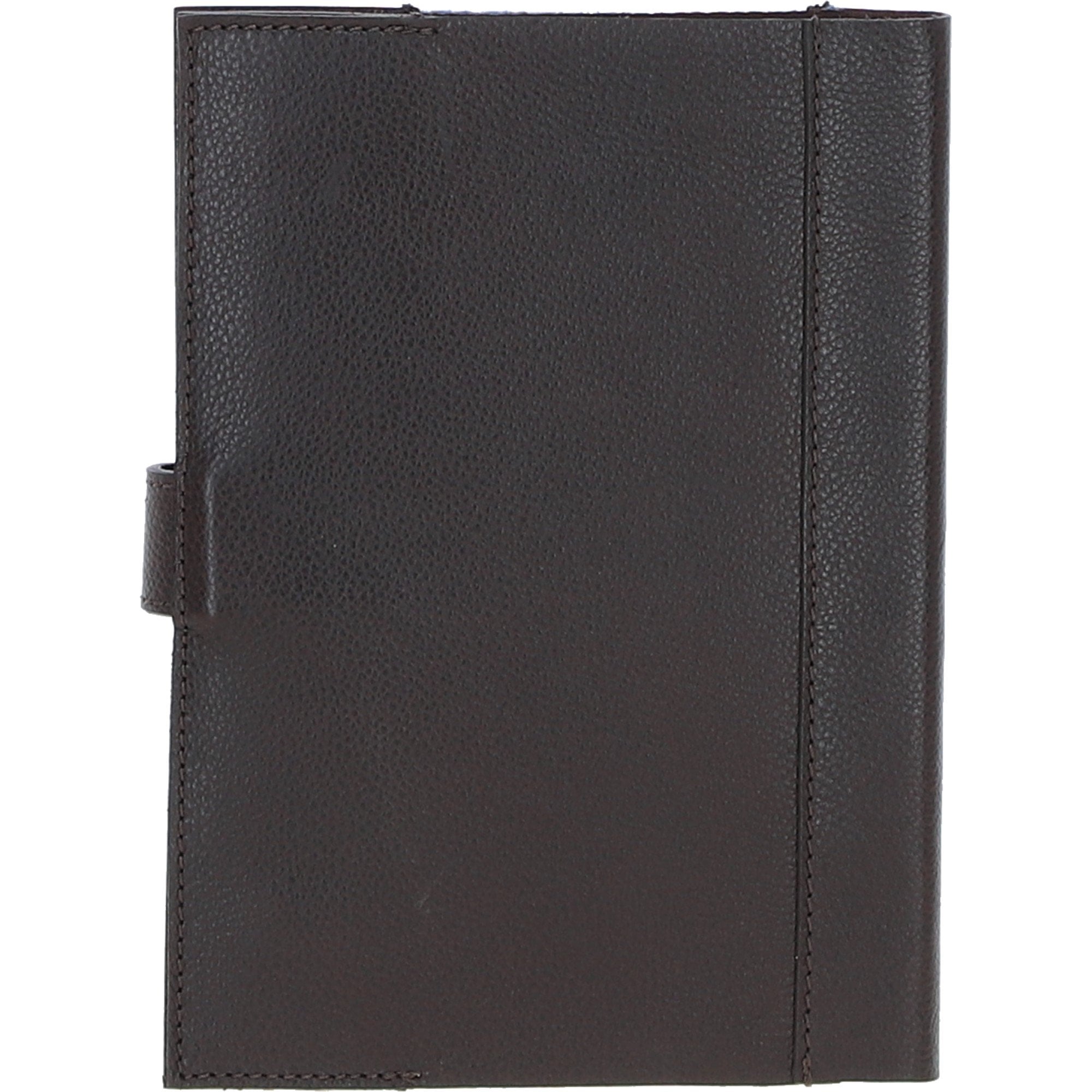 Ashwood Leather & Harris Tweed® Cloth A5 Notebook Brown/Mcload: TW-19-01-BM