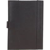 Ashwood Leather & Harris Tweed® Cloth A5 Notebook Brown/Mcload: TW-19-01-BM
