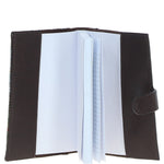 Ashwood Leather & Harris Tweed® Cloth A6 Notebook Brown/Mcload: TW-18-01-BM