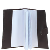 Ashwood Leather & Harris Tweed® Cloth A6 Notebook Brown/Mcload: TW-18-01-BM